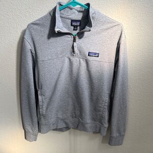 Patagonia Light Gray Half-Zip Fleece